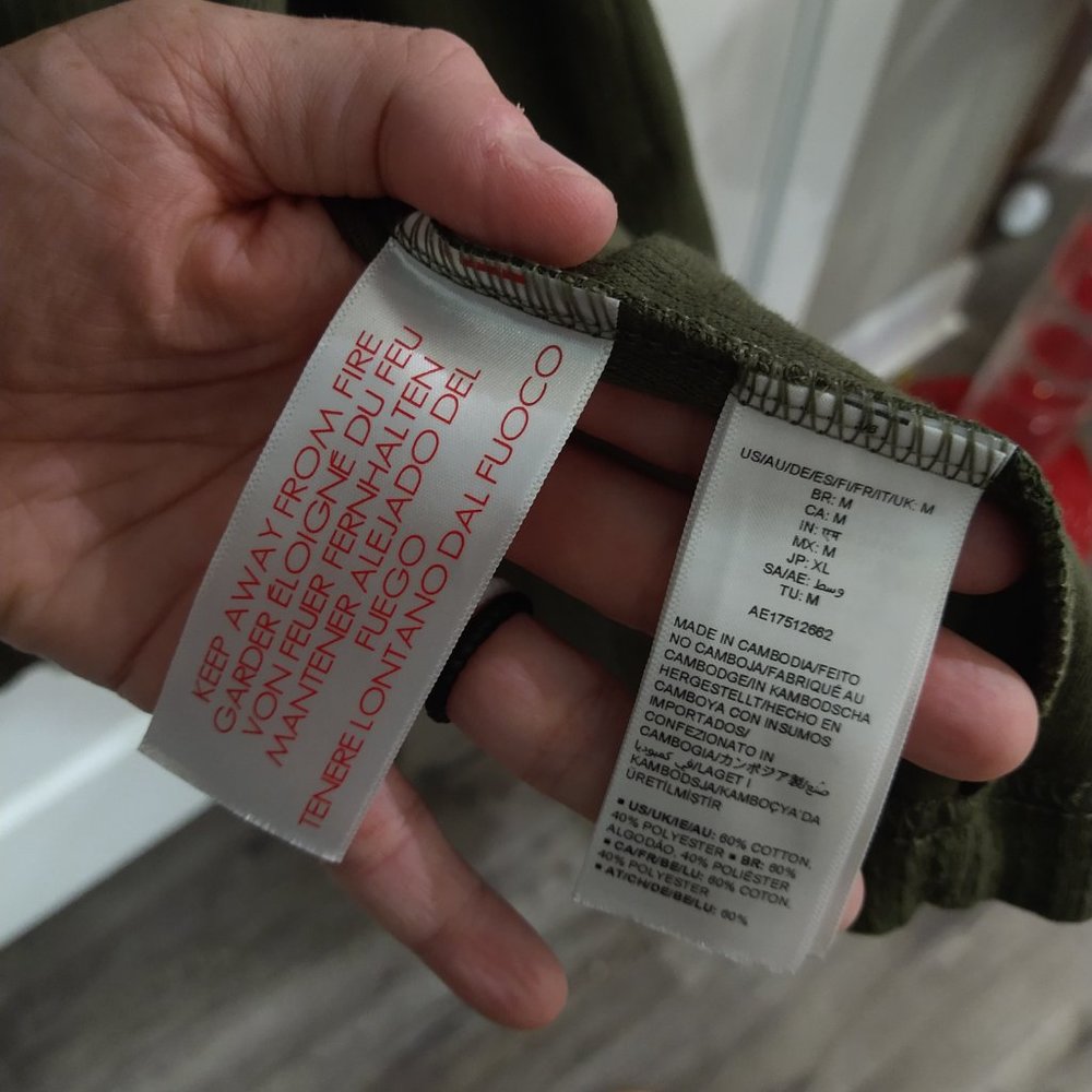 Olive green Amazon Essentials Robe-NWOT - Picture 4 of 7